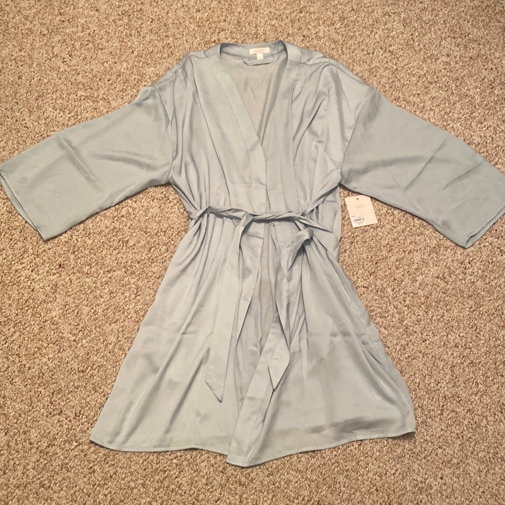 Lauren Conrad Satin Wrap Robe
